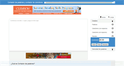 Desktop Screenshot of contadordepalabras.com